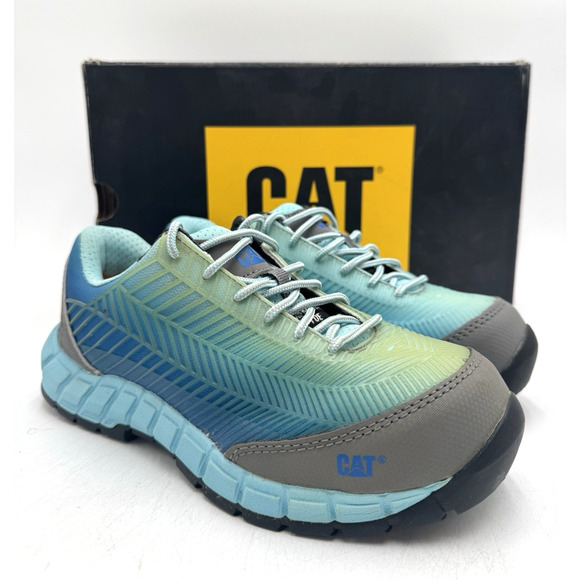 CAT ARRAY CT Women's NWD Work Sneaker Blue US Size 6 Medium (P90786) - Picture 1 of 11